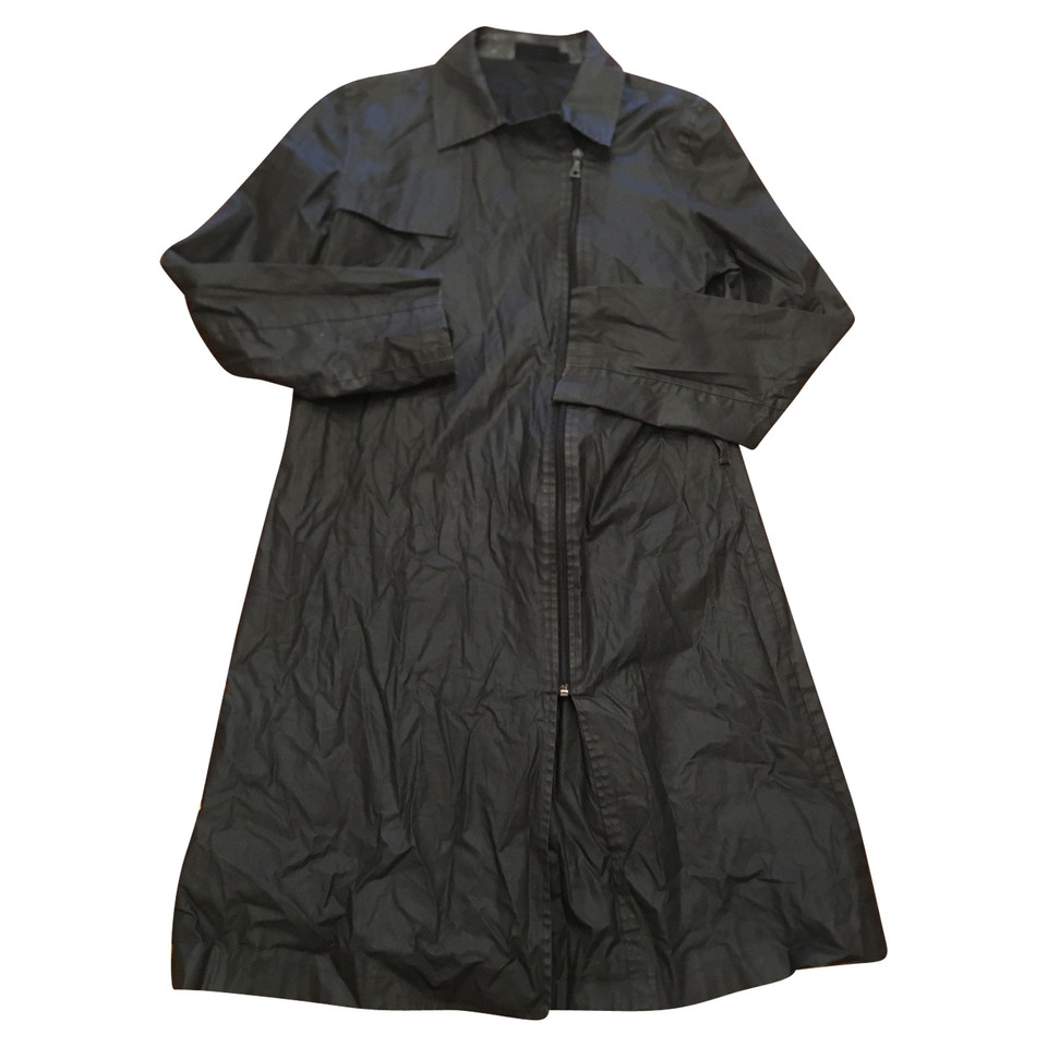 Dkny Jacke/Mantel aus Baumwolle in Schwarz
