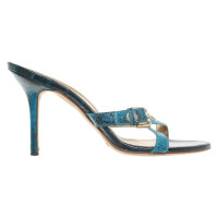 Dolce & Gabbana Pumps/Peeptoes Leather in Turquoise