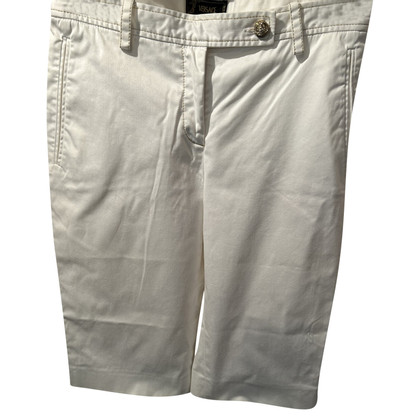 Versace Paire de Pantalon en Blanc