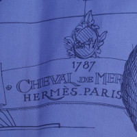 Hermès Zijden sjaal "Cheval de Mer"