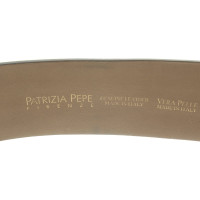 Patrizia Pepe Leather belt in ocher