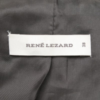 René Lezard Antracietkleurig jack van leer