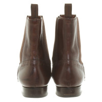 Santoni bottes Chelsea en cuir