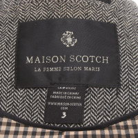 Maison Scotch Herringbone blazer