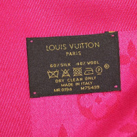 Louis Vuitton Monogram Tuch aus Seide in Fuchsia
