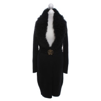 Roberto Cavalli Knitted coat in black