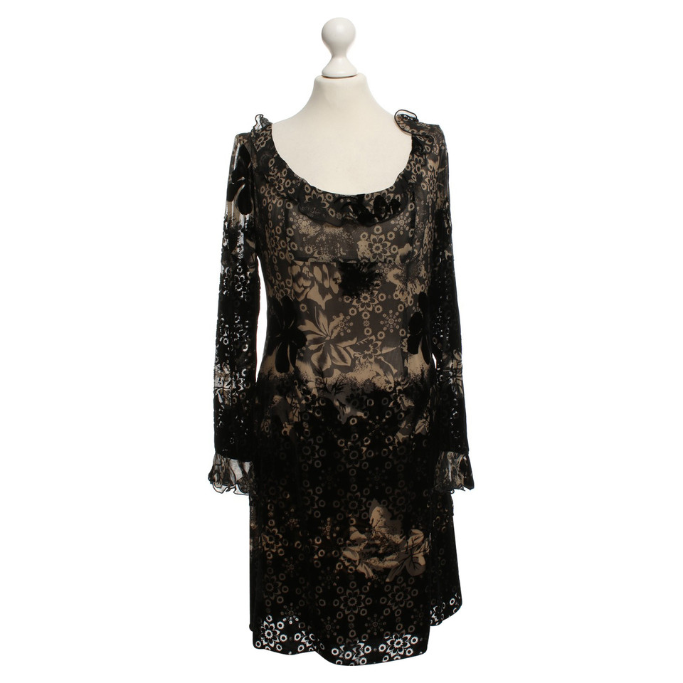 Anna Sui Kleid mit Samt-Spitze