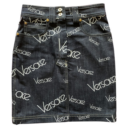 Versace Skirt Jeans fabric in Blue
