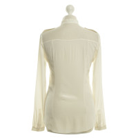 Joseph Cream colored silk blouse