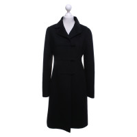Bally Manteau de laine en noir