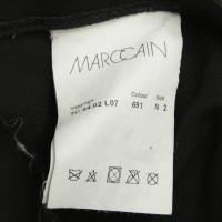 Marc Cain Lederen leggings taupe / zwart