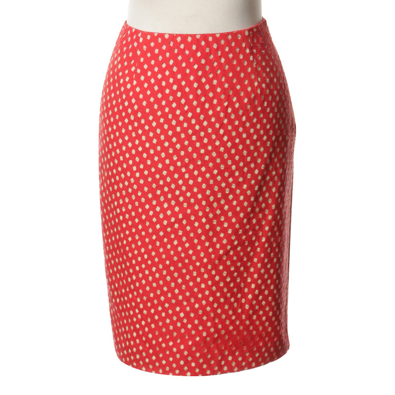 Prada skirt with lace pattern