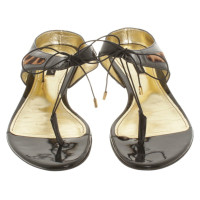 Dolce & Gabbana Platte sandalen in zwart