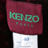 Kenzo Pantalon en velours avec imprimé floral