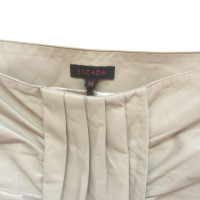 Escada Skirt Leather in Beige