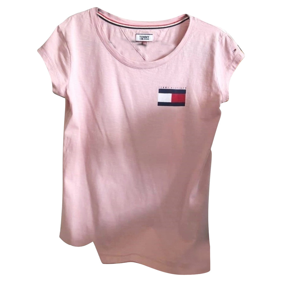 Tommy Hilfiger Oberteil aus Baumwolle in Rosa / Pink