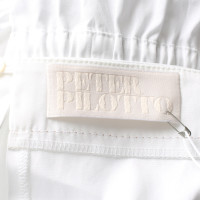 Peter Pilotto Top en Coton en Blanc