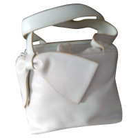 Furla Handtasche aus Leder in Weiß