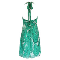 Milly Dress Silk in Green