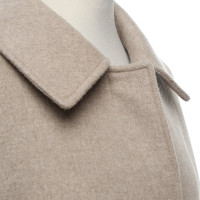 Strenesse Jacke/Mantel aus Wolle in Taupe