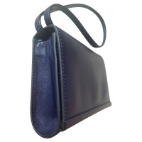 Coccinelle Clutch Bag Leather in Blue