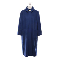 Hermès Giacca/Cappotto in Cashmere in Blu