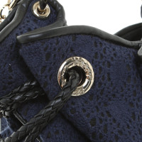 Lancel Handbag with crochet pattern