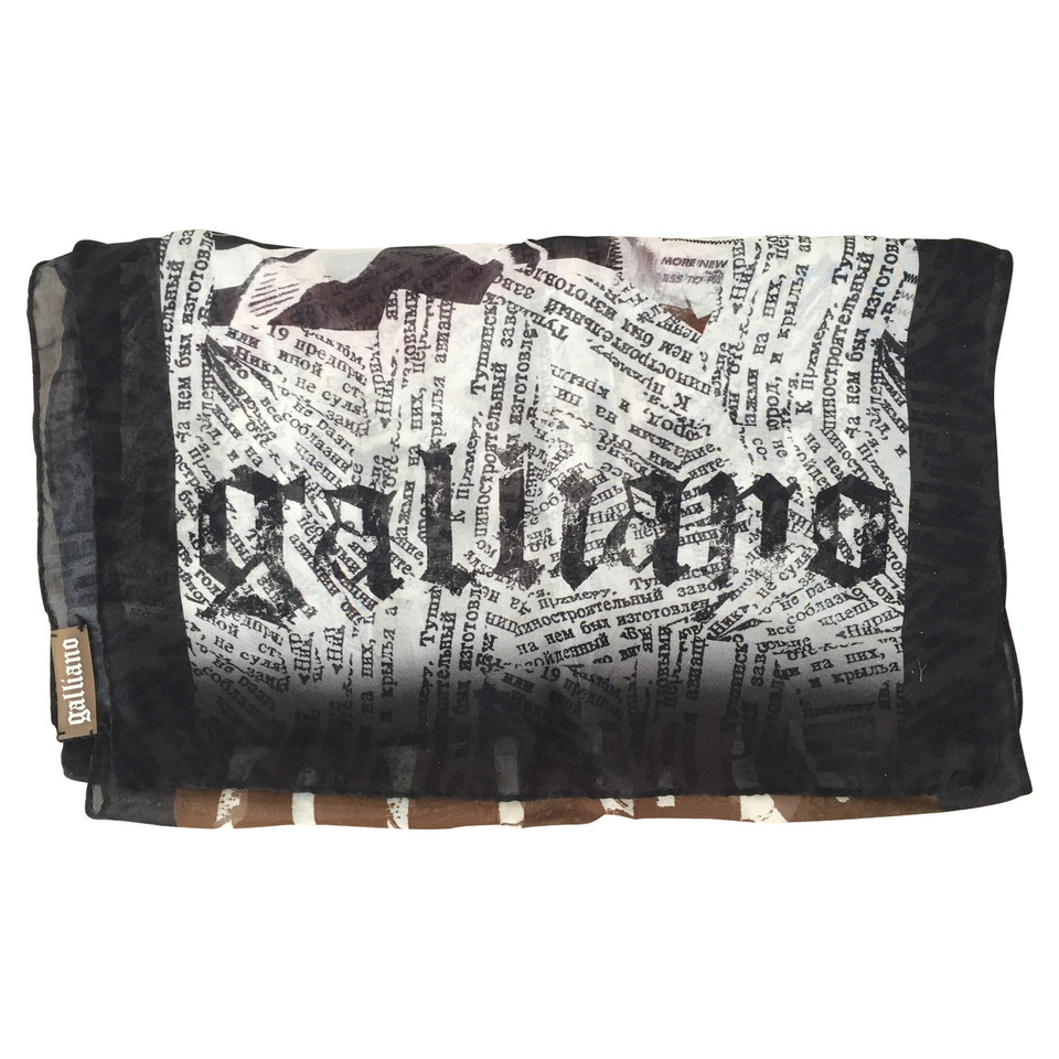John Galliano silk scarf