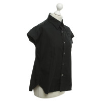 Yohji Yamamoto Short sleeve blouse in black