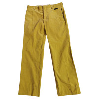 Hermès Trousers Cotton in Yellow