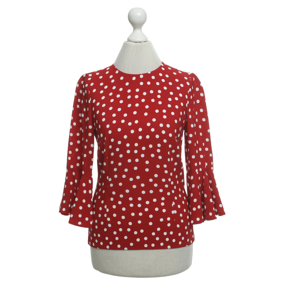 Dolce & Gabbana Blouse in red / white