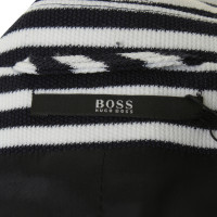 Hugo Boss Navy white striped Blazer