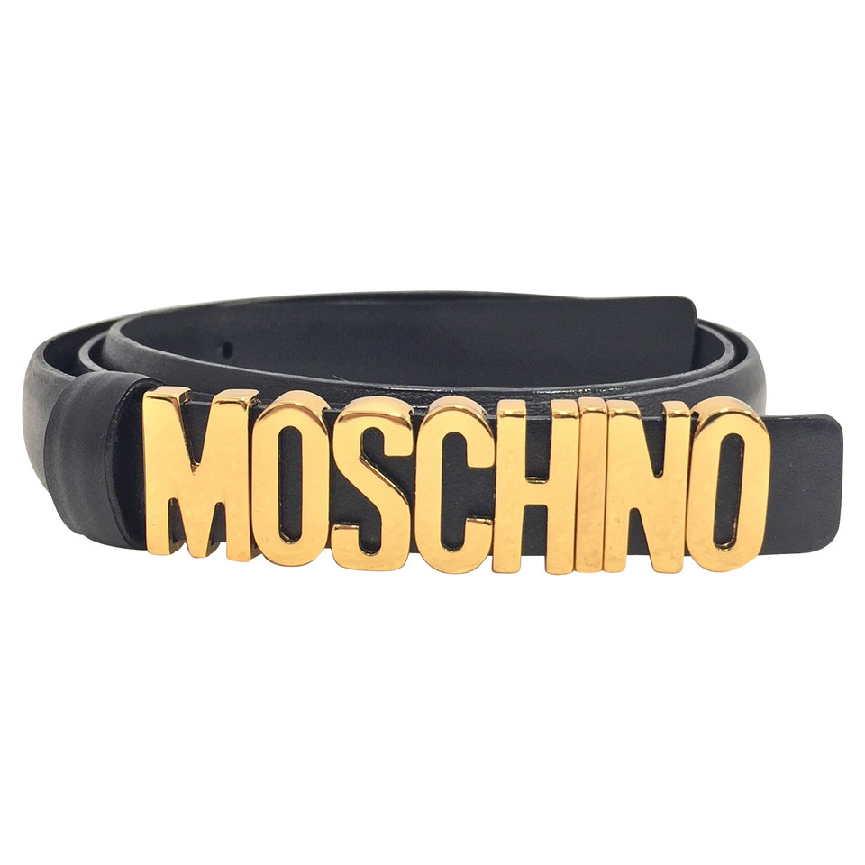 Moschino Belt with logo clasp