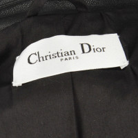 Christian Dior Lederjacke in Schwarz