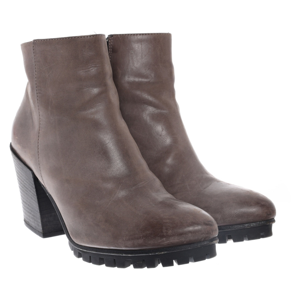 Vic Matie Ankle boots Leather in Grey