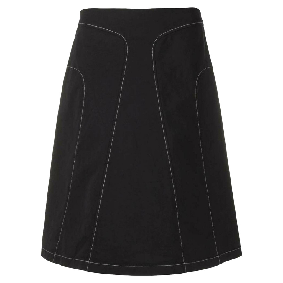 Jil Sander Skirt Cotton in Black