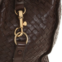 Bottega Veneta Braided handbag in Brown
