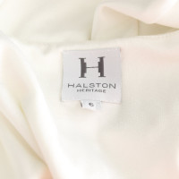 Halston Heritage Vestito in Jersey in Bianco
