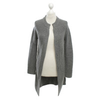Hugo Boss manteau tricoté en gris