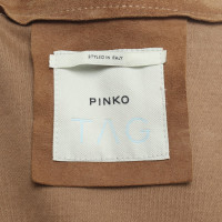 Pinko Giacca in pelle scamosciata