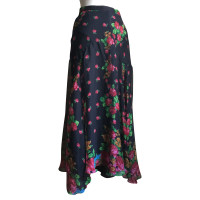 Blumarine Long silk skirt