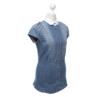 Elisabetta Franchi Top en Denim en Bleu