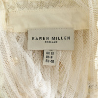 Karen Millen Chemisier en dentelle crème