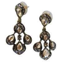 Oscar De La Renta Earring in Cream