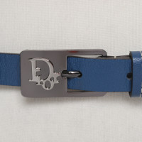 Christian Dior Gürtel aus Leder in Blau