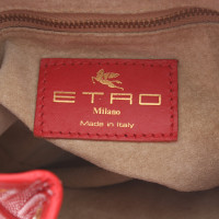 Etro Umhängetasche aus Leder in Rot