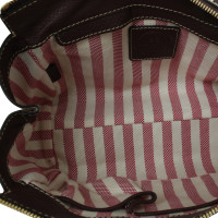 Lancel Handbag in Brown and cream
