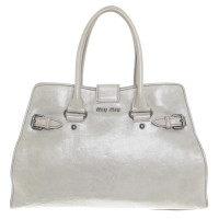 Miu Miu Handtasche in grau