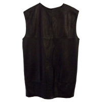 Phillip Lim Kleid aus Leder in Schwarz