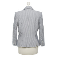 Hobbs Striped blazer in blue / white